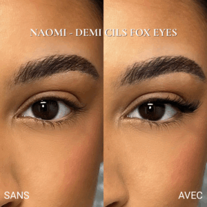 Cils magnétiques Naomi – demi-cils fox eyes